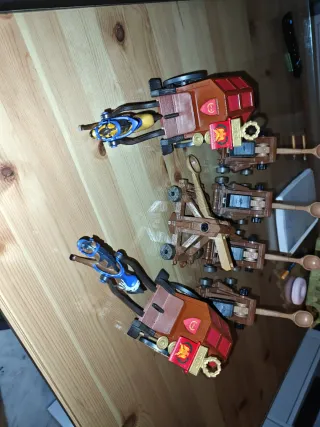 Lote Playmobil: Carros y Catapultas