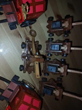 Lote Playmobil: Carros y Catapultas