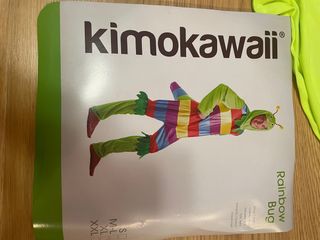 Disfraz Gusano, pack familia. Dos adultos y niño