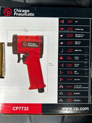 2 Pistolas de Impacto Pneumática Chicago CP7732