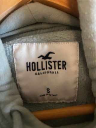 Sudadera Hollister Verde Flores