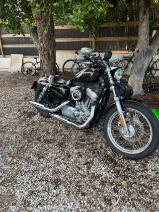 Harley Davidson 883 Sportster Negra Muy muy cuidad