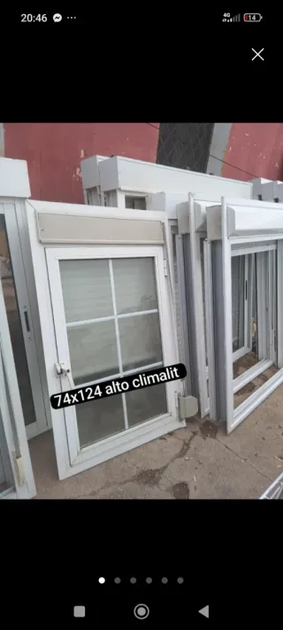 Ventana aluminio 90x179