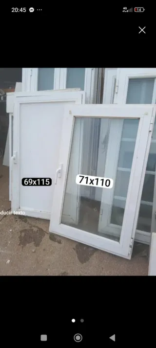 Ventana aluminio 90x179