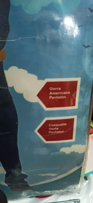 Disfraz Piloto Talla 7-9 Años