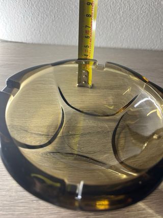 Posacenere vintage Fidenza in vetro