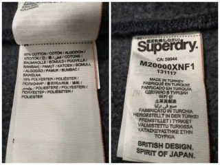 Felpa unisex Superdry tg. L usata