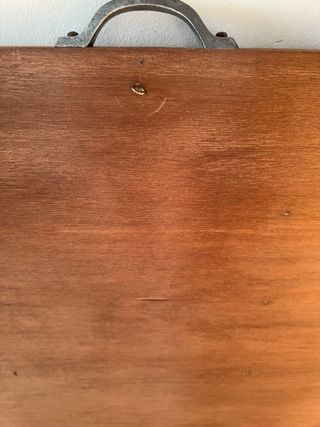 Chivalete Cajon madera Imprenta antiguo expositor