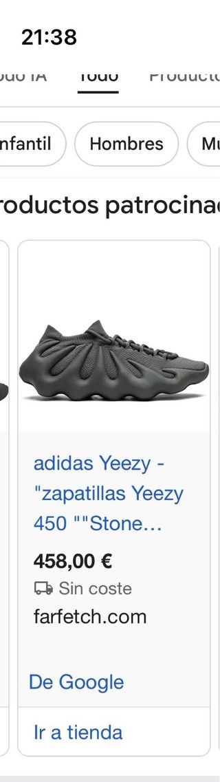 Adidas Yeezy 450 Zapatillas Grises