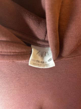 Sudadera Zara burdeos