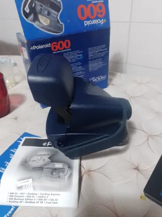 Cámara Polaroid 600 Azul