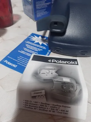 Cámara Polaroid 600 Azul