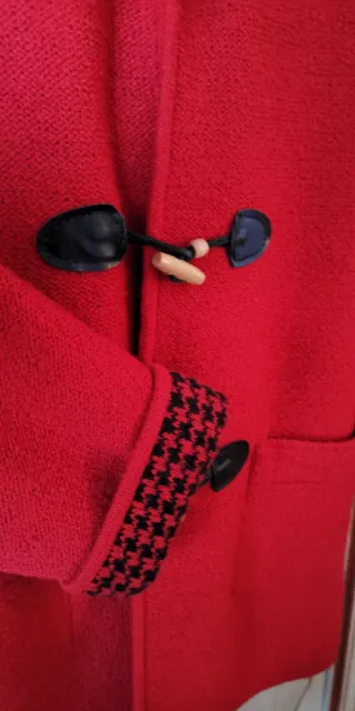 Cappottino rosso 70% lana