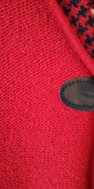 Cappottino rosso 70% lana