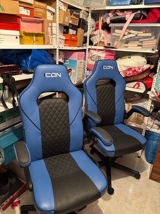 Sillas de escritorio ICON azul y negro
