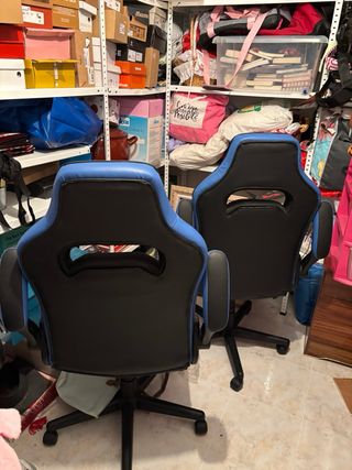 Sillas de escritorio ICON azul y negro