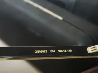 Gafas de sol Gucci Negras y Doradas