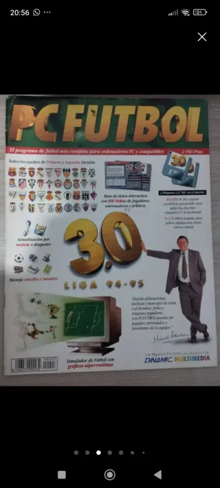 PC Futbol 3.0 Liga 94-95 Disquetes