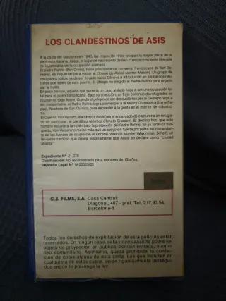 VHS Los Clandestinos de Asis
