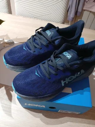 Zapatillas Hoka Azul/Gris