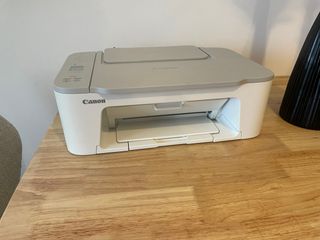 Impresora Canon Escáner Blanca y Gris