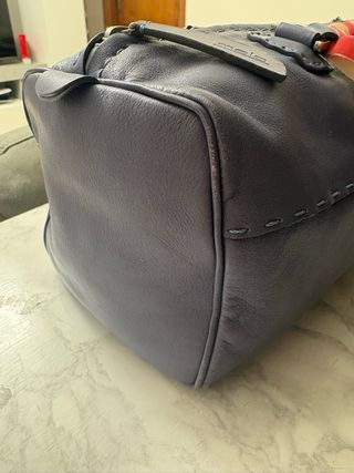 Borsa a spalla Malo blu multicolore