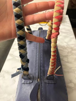 Borsa a spalla Malo blu multicolore