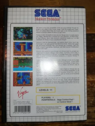 The Jungle Book Master System PAL Completo