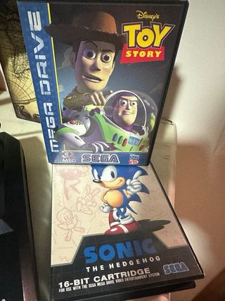 Consola Sega Mega Drive Negra