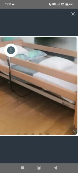 Cama articulada madera