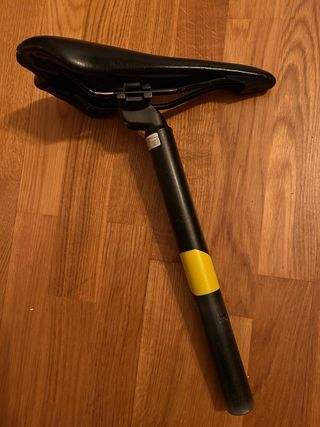 Asiento de bicicleta negro