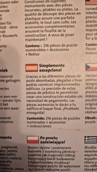 Puzzle 3D Big Ben Ravensburger Nuevo