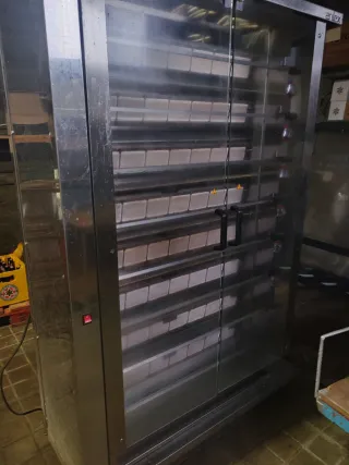 Asador de pollos grande como nuevo