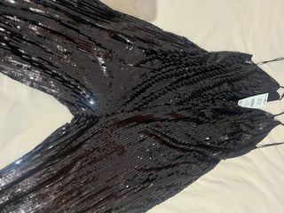 Mono lentejuelas marrón