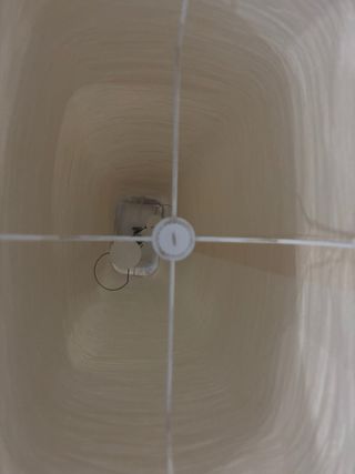 Lámpara de pie beige