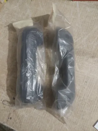 2 Piezas Coche Negro Plástico
