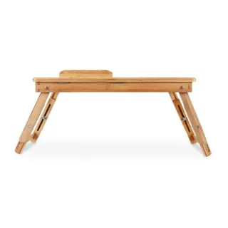 Mesa madera de bambú para ordenador portátil