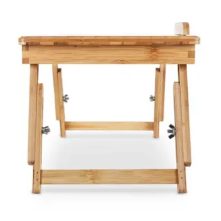 Mesa madera de bambú para ordenador portátil