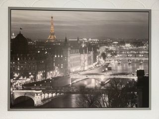 Cuadro Grande París Torre Eiffel