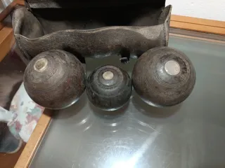 Bolsa de cuero antigua