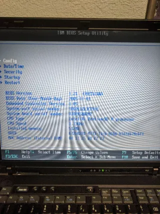 Portatile IBM ThinkPad R52