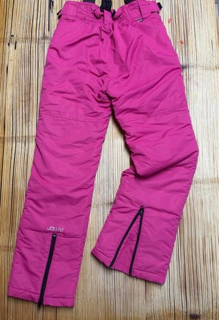 Pantaloncini da sci/snowboard rosa per bambina