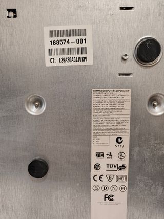 PC retro Compaq Deskpro con Windows 98 SE