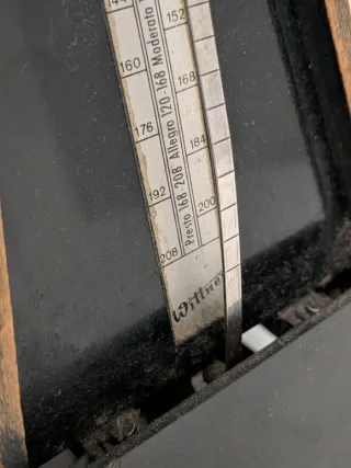 Metrónomo Wittner Madera Colección