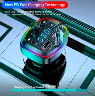 Adaptador Coche Bluetooth/FM USB Tipo C CENICERO