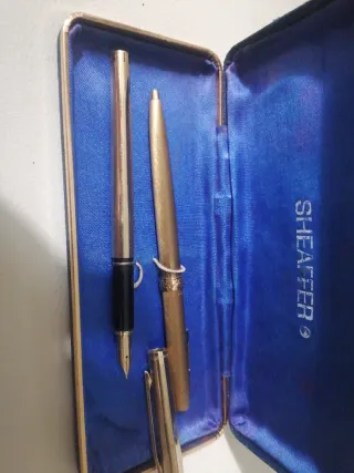 Bolígrafo y pluma Sheaffer 14K