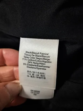 Donna Karan New York Giubbotto Nero Beige Tg S