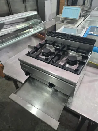 Cocina industrial 2 fuegos