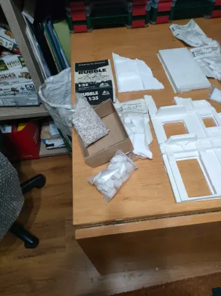 Maqueta Casa de Ciudad con Balcón Cubierto