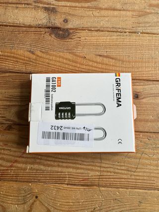 GRIFEMA Candado Combinación Extendido Negro